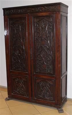 Garderobeschrank, - Saisoneröffnungs-Auktion Antiquitäten & Bilder & Möbel und Design