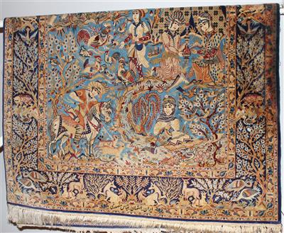 Isfahan ca. 166 x 105 cm, - Saisoneröffnungs-Auktion Antiquitäten & Bilder & Möbel und Design