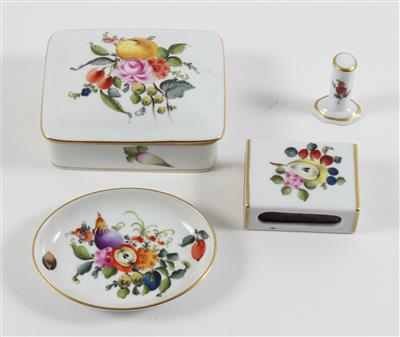 Kassette mit ovaler Schale, - Saisoneröffnungs-Auktion Antiquitäten & Bilder & Möbel und Design