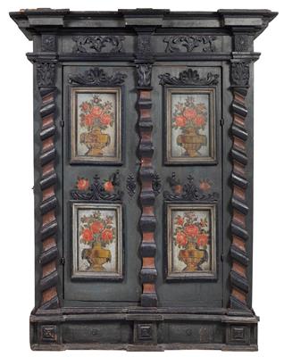 Tiroler Bauernschrank, - Antiques and Paintings