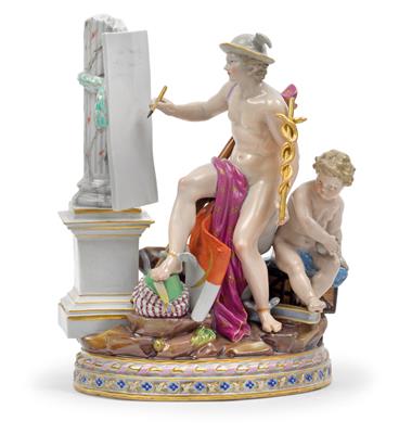 ‘An allegory of trade’ for Tsarina Catherine II, - Works of Art (Furniture, Sculptures, Glass, Porcelain)