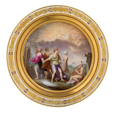 Anton Kothgasser pictorial plate, - Works of Art (Furniture, Sculptures, Glass, Porcelain)