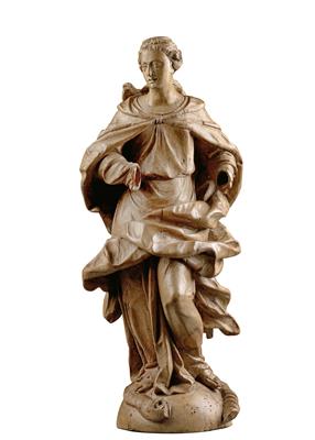 Baroque Maria Immaculata, - Works of Art (Furniture, Sculptures, Glass, Porcelain)