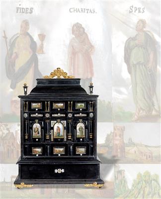 Baroque cabinet, - Works of Art (Furniture, Sculptures, Glass, Porcelain)