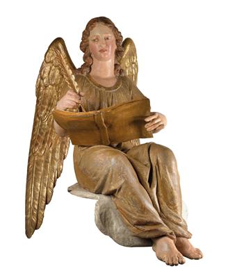 Großer spätbarocker Engel, - Antiquitäten & Möbel