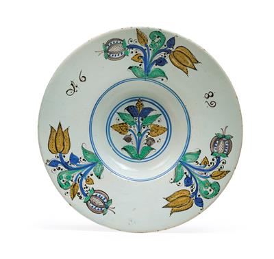Haban broad-rimmed plate - Oggetti d'arte (mobili, sculture, vetri e porcellane)