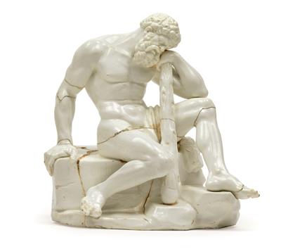 Herakles ruht nach seinen 12 Arbeiten, - Antiquitäten & Möbel