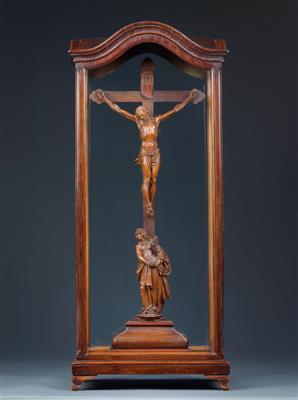 Crucifixion group, - Oggetti d'arte (mobili, sculture, vetri e porcellane)