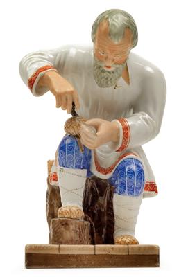 A Russian cobbler, - Oggetti d'arte (mobili, sculture, vetri e porcellane)