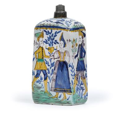 Screw-top flask - Starožitnosti (Nábytek, Sochařská díla, Sklo, Porcelán)