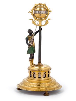 South Germany early baroque "Figure of a Moor" clock - Works of Art (Furniture, Sculptures, Glass, Porcelain)