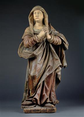 Grieving Mary, - Works of Art (Furniture, Sculptures, Glass, Porcelain)