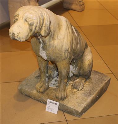"Hund in sitzender Haltung", - Antiques and Paintings