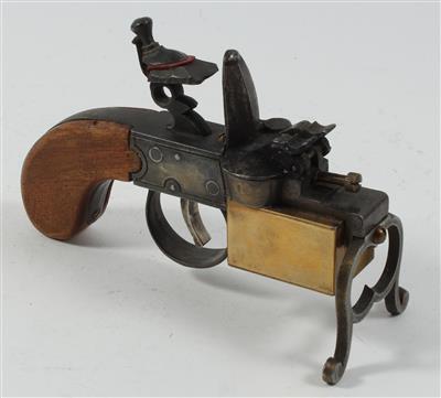 Dunhill Tinder Pistol Feuerzeug - Saisonabschluß-Auktion Bilder, Möbel und Antiquitäten
