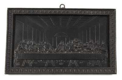Eisengußrelief "Das letzte Abendmahl" nach Leonardo da Vinci, - Saisonabschluß-Auktion Bilder, Möbel und Antiquitäten