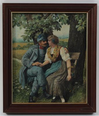 Künstler 2. Hälfte 19. Jahrhundert - Saisonabschluß-Auktion Bilder, Möbel und Antiquitäten