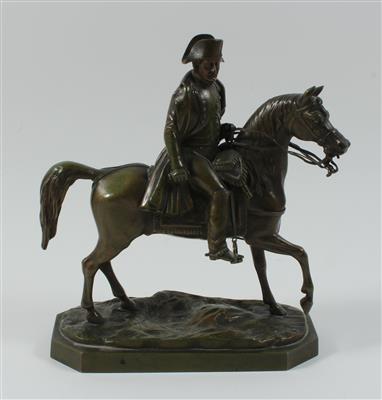 Napoleon zu Pferd, - Saisonabschluß-Auktion Bilder, Möbel und Antiquitäten