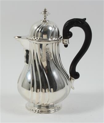 Wiener Silber Kaffeekanne, - Antiques and Paintings