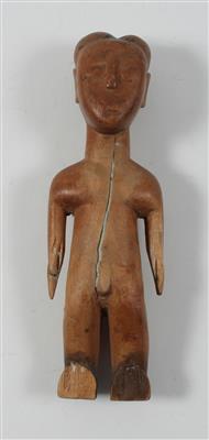 Afrika, DR Kongo, Stamm: Mangbetu: Ein Pfeifenkopf mit einem typischen Frauen-Kopf der Mangbetu. - Antiquariato e Dipinti