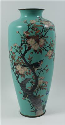 Cloisonné Vase, - Saisoneröffnungs-Auktion Antiquitäten & Bilder