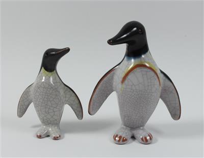 Walter Bosse, 2 Pinguine, - Saisoneröffnungs-Auktion Antiquitäten & Bilder