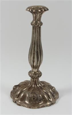 Wiener Silber Kerzenleuchter, - Antiques and Paintings