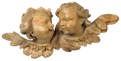Barocke Engelsköpfe, - Antiquitäten (Möbel, Skulpturen, Glas, Porzellan)
