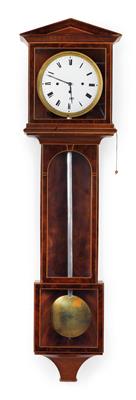 A Biedermeier Laterndl clock, - Works of Art (Furniture, Sculptures, Glass, Porcelain)