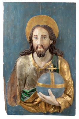 Christ as Saviour, - Oggetti d'arte (mobili, sculture, vetri, porcellane)