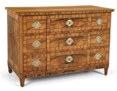 Neo-Classical chest of drawers, - Works of Art (Furniture, Sculptures, Glass, Porcelain)