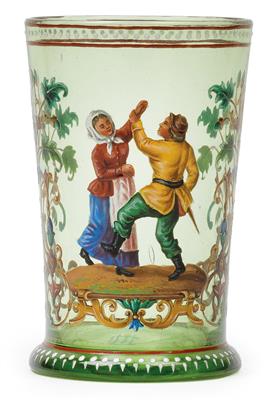 A Lobmeyr beaker, - Starožitnosti (Nábytek, Sochařská díla, Sklo, Porcelán)