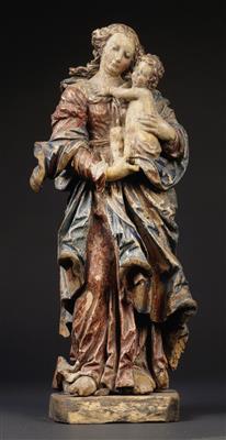 A Madonna and Child, - Oggetti d'arte (mobili, sculture, vetri, porcellane)