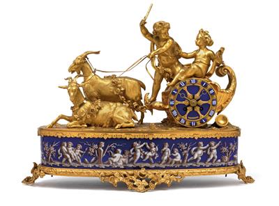 Ormolu ‘Pendule au char’ - Oggetti d'arte (mobili, sculture, vetri, porcellane)