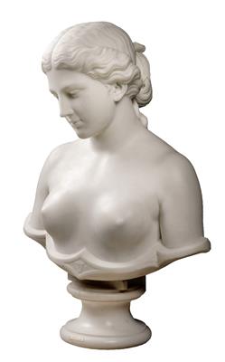 Pietro Franchi, bust of a woman, - Works of Art (Furniture, Sculptures, Glass, Porcelain)