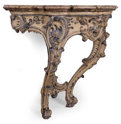 Rococo console table, - Works of Art (Furniture, Sculptures, Glass, Porcelain)