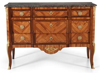 Salon chest of drawers, - Works of Art (Furniture, Sculptures, Glass, Porcelain)