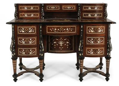 “Mazarin” style writing desk, - Oggetti d'arte (mobili, sculture, vetri, porcellane)