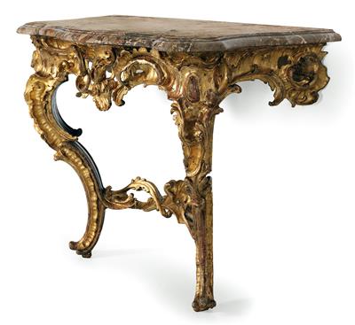 Rare Italian Rococo console table, - Works of Art (Furniture ...