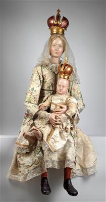 A Baroque processional Madonna and Child, - Works of Art