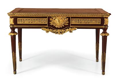 Outstanding and extremely rare model of a centre table with writing section, - Starožitnosti