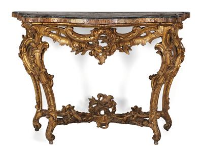 Italian Rococo console table, - Starožitnosti