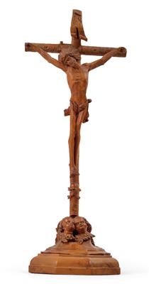 A standing crucifix, - Works of Art