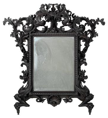 Baroque wall mirror, - Works of Art