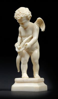 Cupid carving a bow, - Starožitnosti