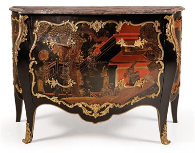French lacquer chest of drawers, - Starožitnosti