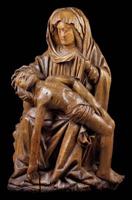 A Gothic pietà, - Starožitnosti