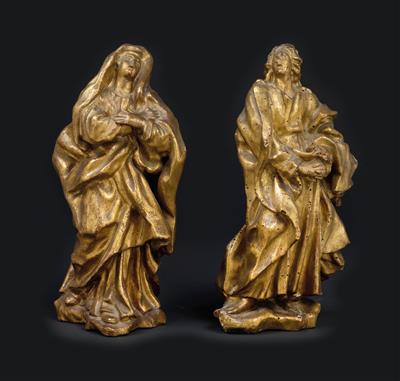 The Virgin and St John, - Works of Art