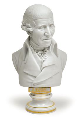 A bust of Joseph Haydn, - Starožitnosti