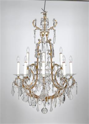 A pair of Lobmeyr chandeliers, - Works of Art