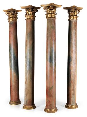 Four columns, - Works of Art
